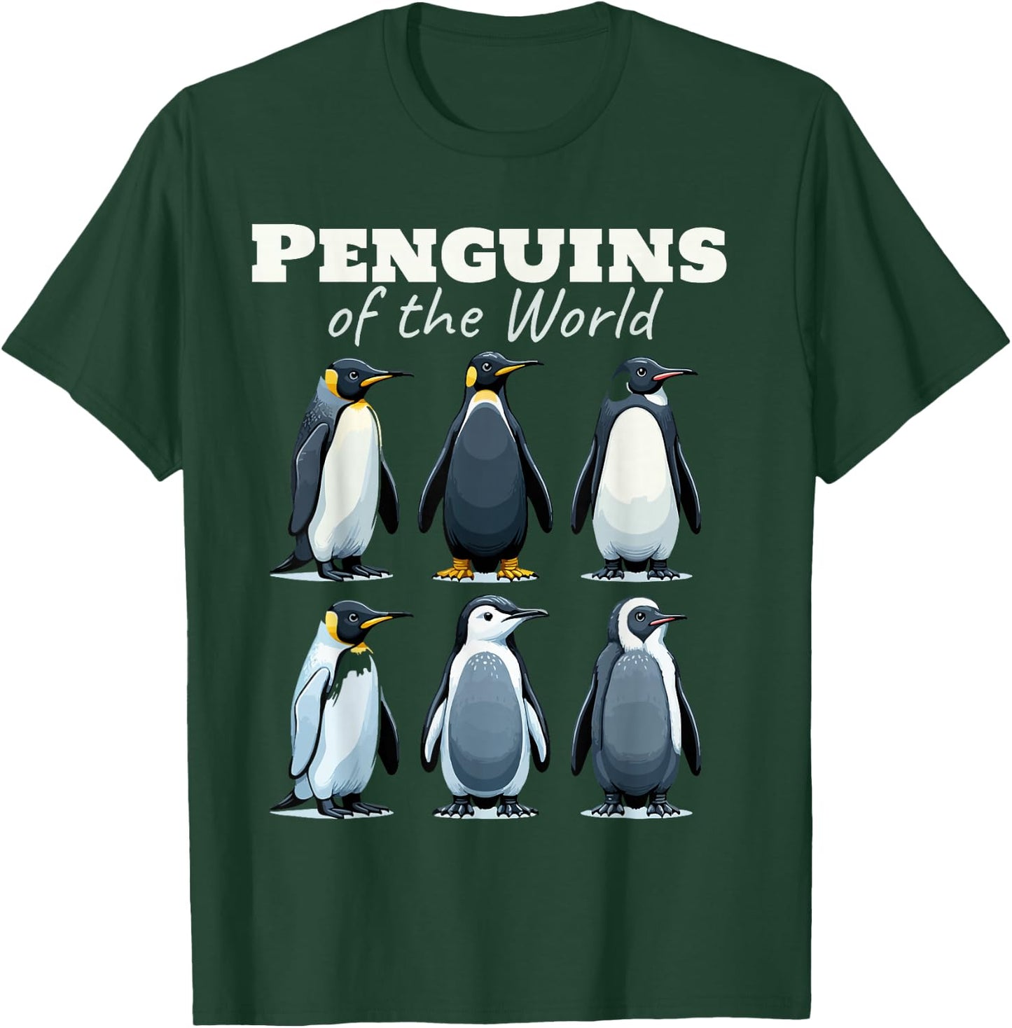 Penguins Of The World T-Shirt - T-Shirt | Forest