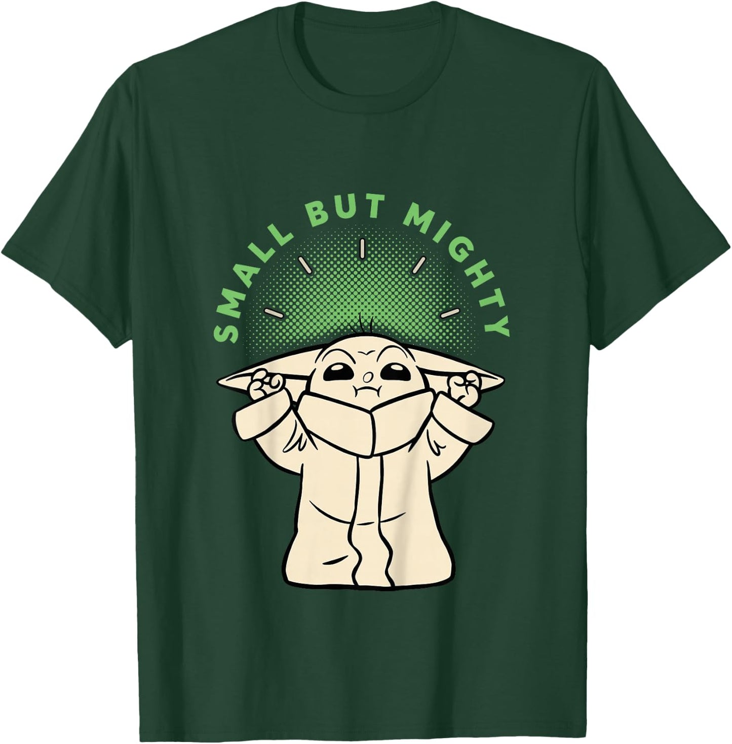 Kids The Mandalorian Small But Mighty Grogu T-Shirt - T-Shirt | Forest