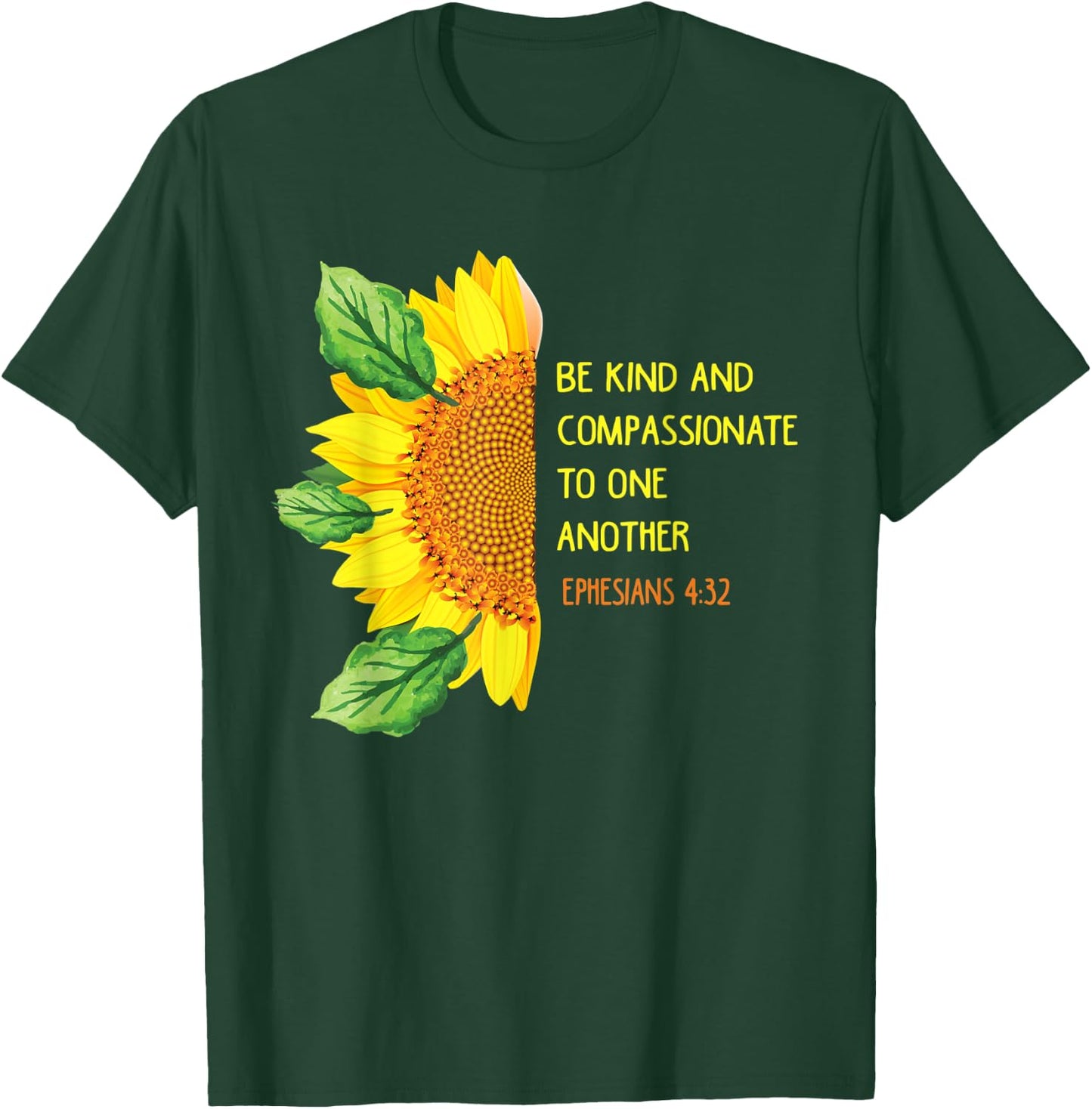 Ephesians 4:32 Christian Bible Verse Religious T-Shirt - T-Shirt | Forest