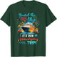 It's Our Anniversary Trip Couples Matching Marriage Cruise T-Shirt - T-Shirt | Forest