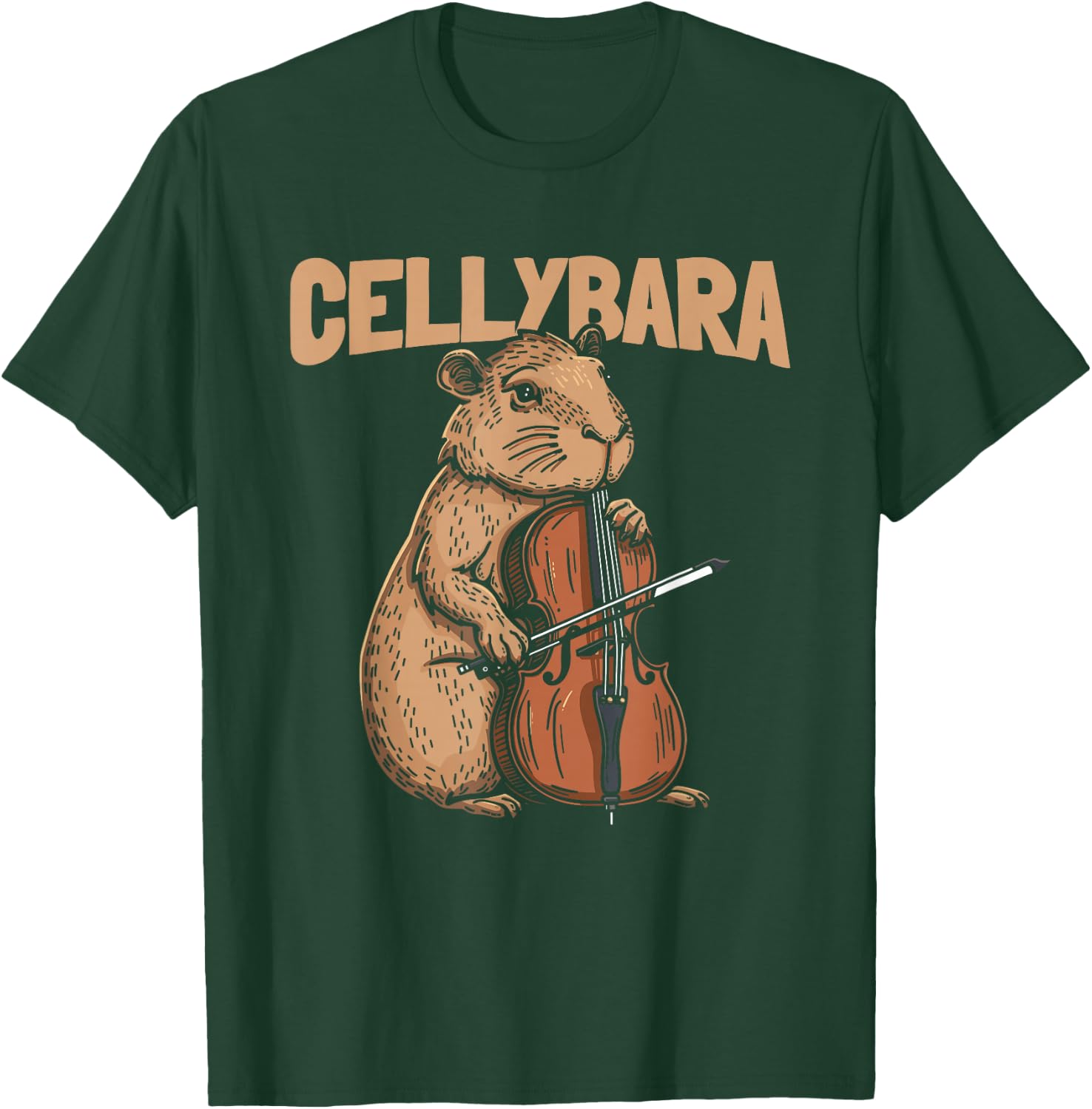 Cellist String Instrument - Violoncello Cello Player Cello T-Shirt - T-Shirt | Forest