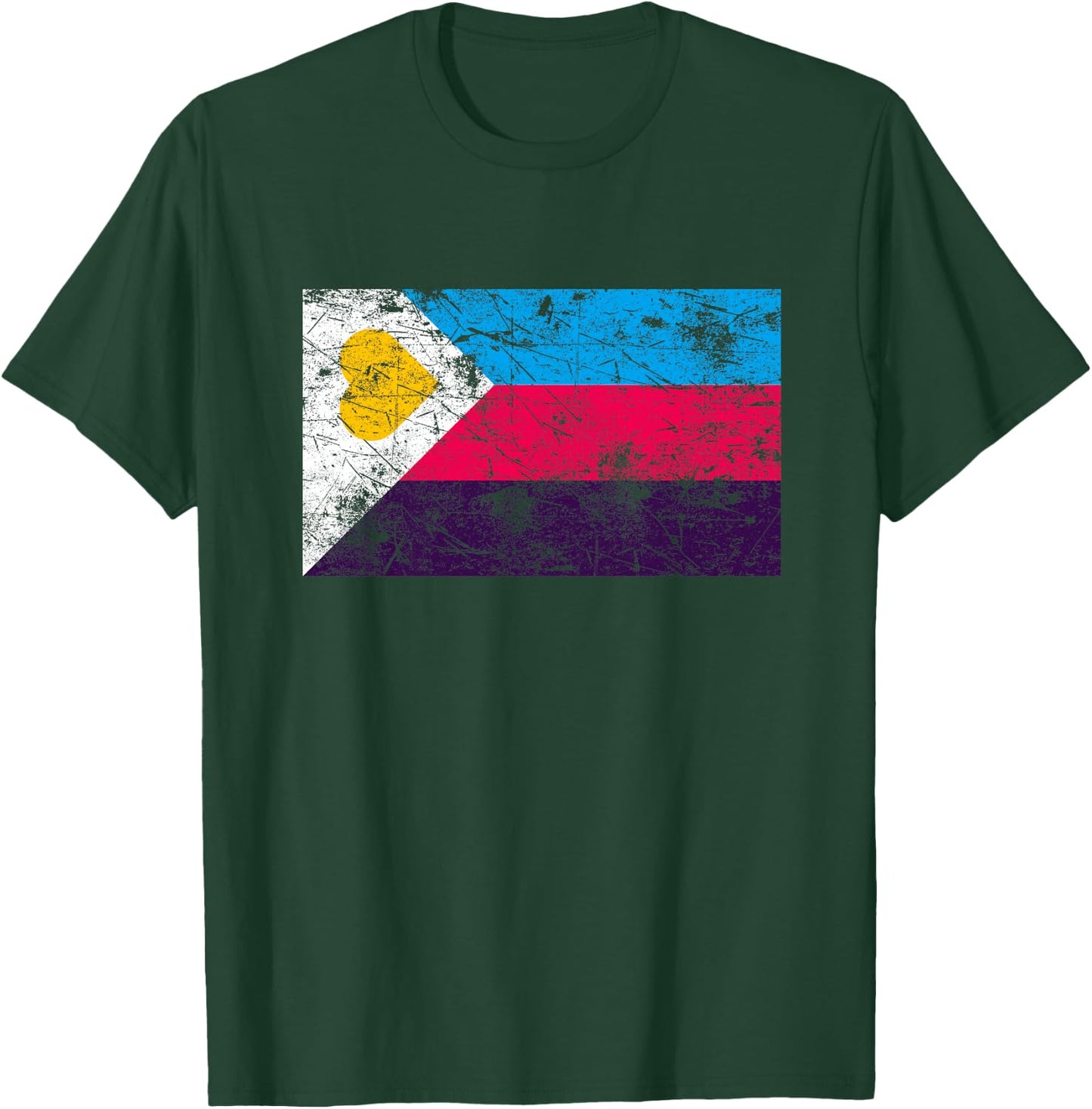 Polyamorie-Flagge Premium T-Shirt - T-Shirt | Forest