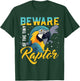 Beware Of The Tiny Raptor Macaw Shirt Blue Yellow Macaw T-Shirt - T-Shirt | Forest