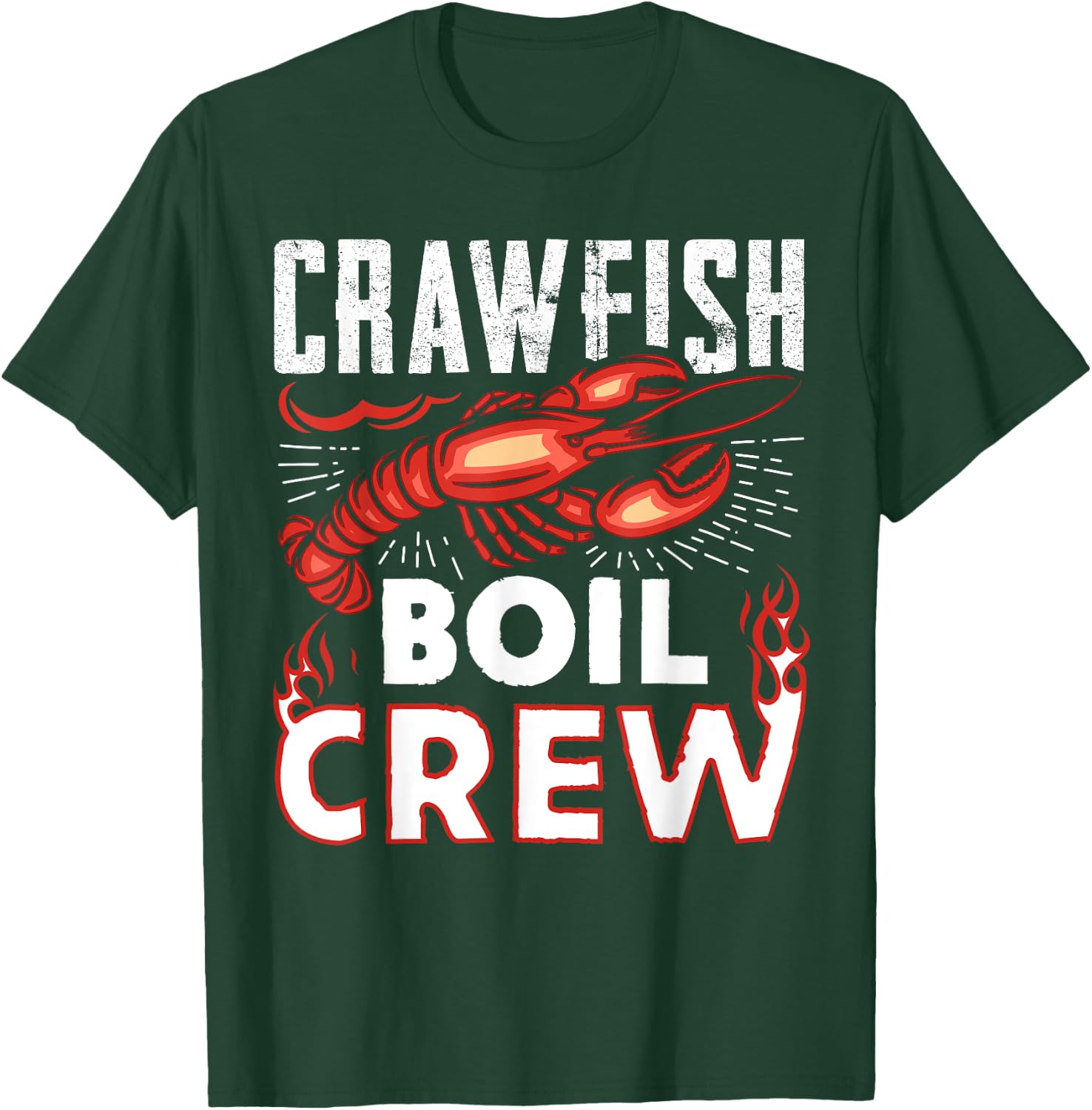 Crawfish Boil Crew Funny Crawfish Lover Gift T-Shirt - T-Shirt | Forest