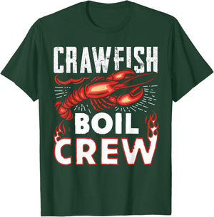 Crawfish Boil Crew Funny Crawfish Lover Gift T-Shirt - T-Shirt | Forest