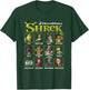 Shrek Iconic Shrek Yearbook Looks Group Shot Chest Panels T-Shirt - T-Shirt | Forest
