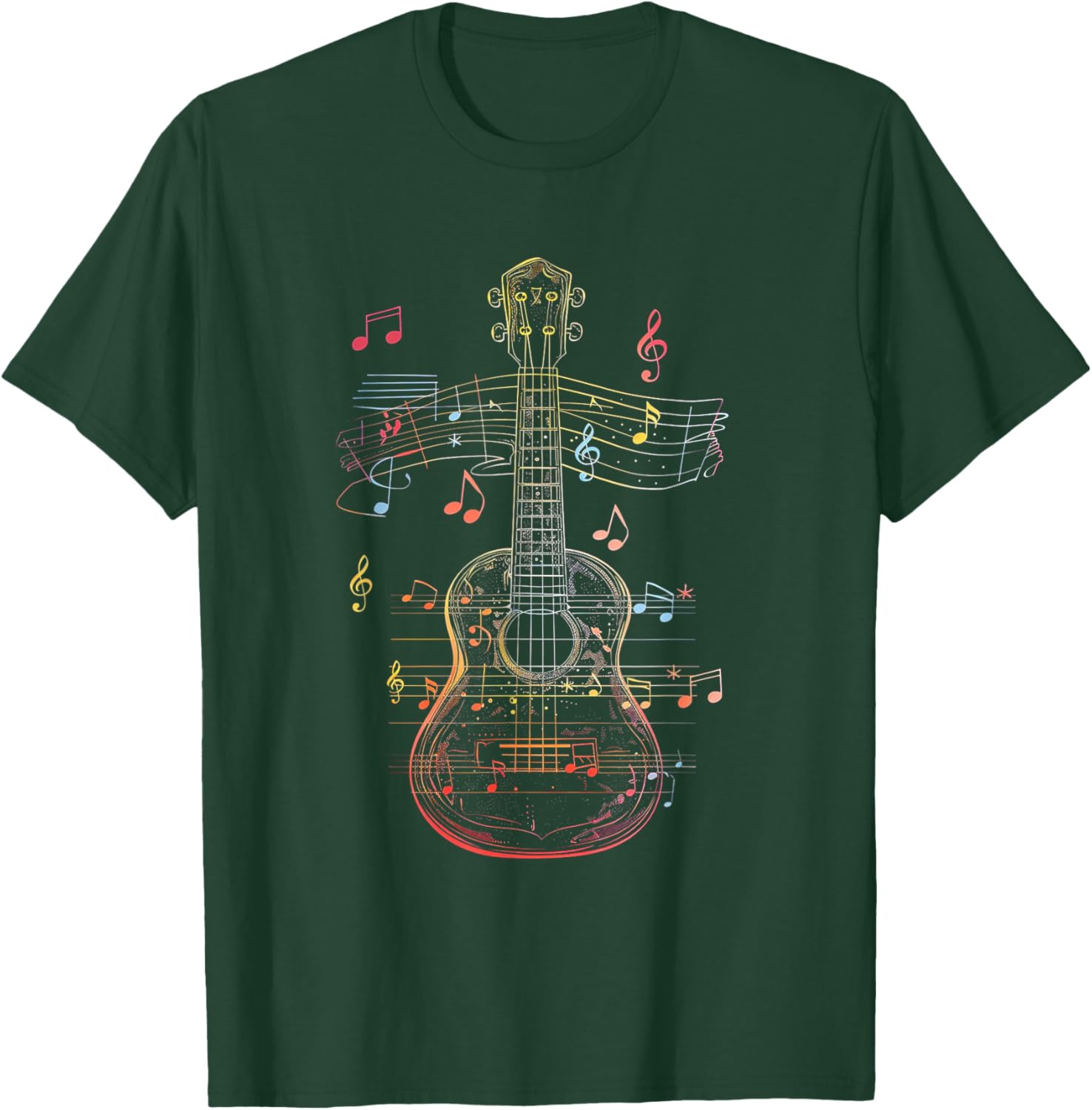 Ukulele Music T-Shirt - T-Shirt | Forest