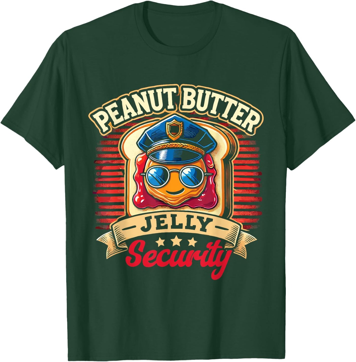 Peanut Butter Jelly Security T-Shirt - T-Shirt | Forest