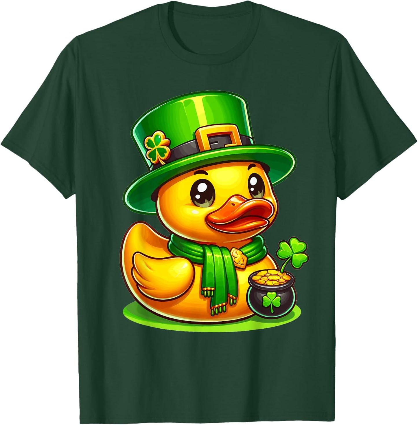 St Patricks Day Yellow Rubber Duck Cruise Ship Cruising T-Shirt - T-Shirt | Forest