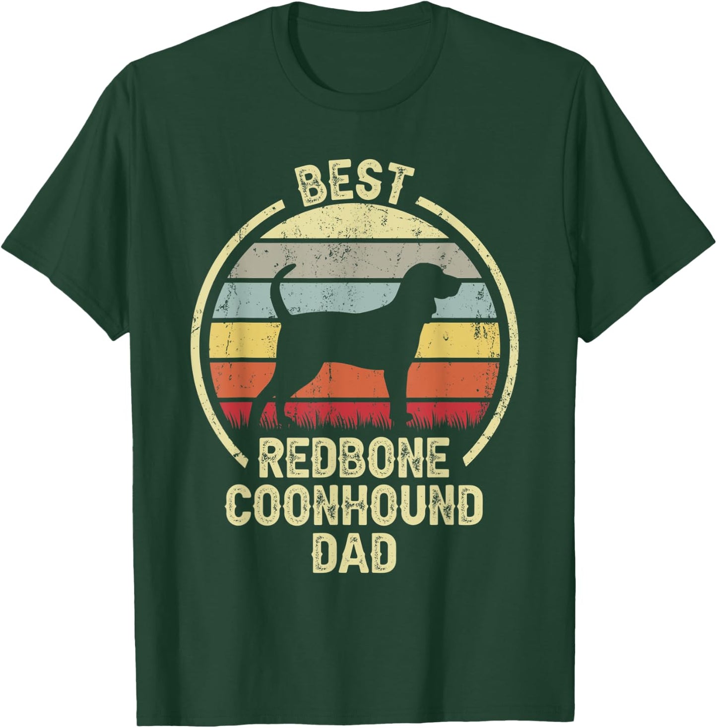 Best Dog Father Dad - Vintage Reds Redbone Coonhound Women T-Shirt - T-Shirt | Forest
