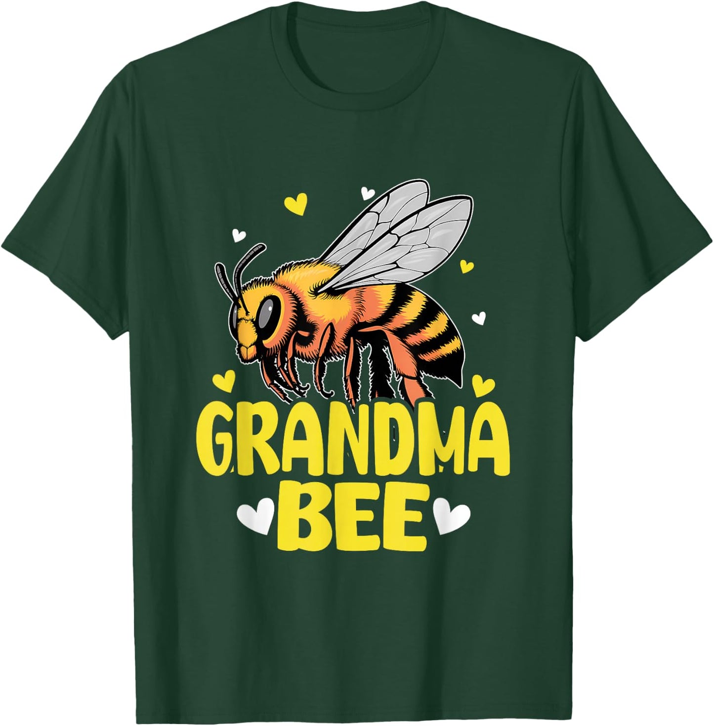 Grandma Bee Cute Beekeeping Birthday Party Matching Family T-Shirt - T-Shirt | Forest