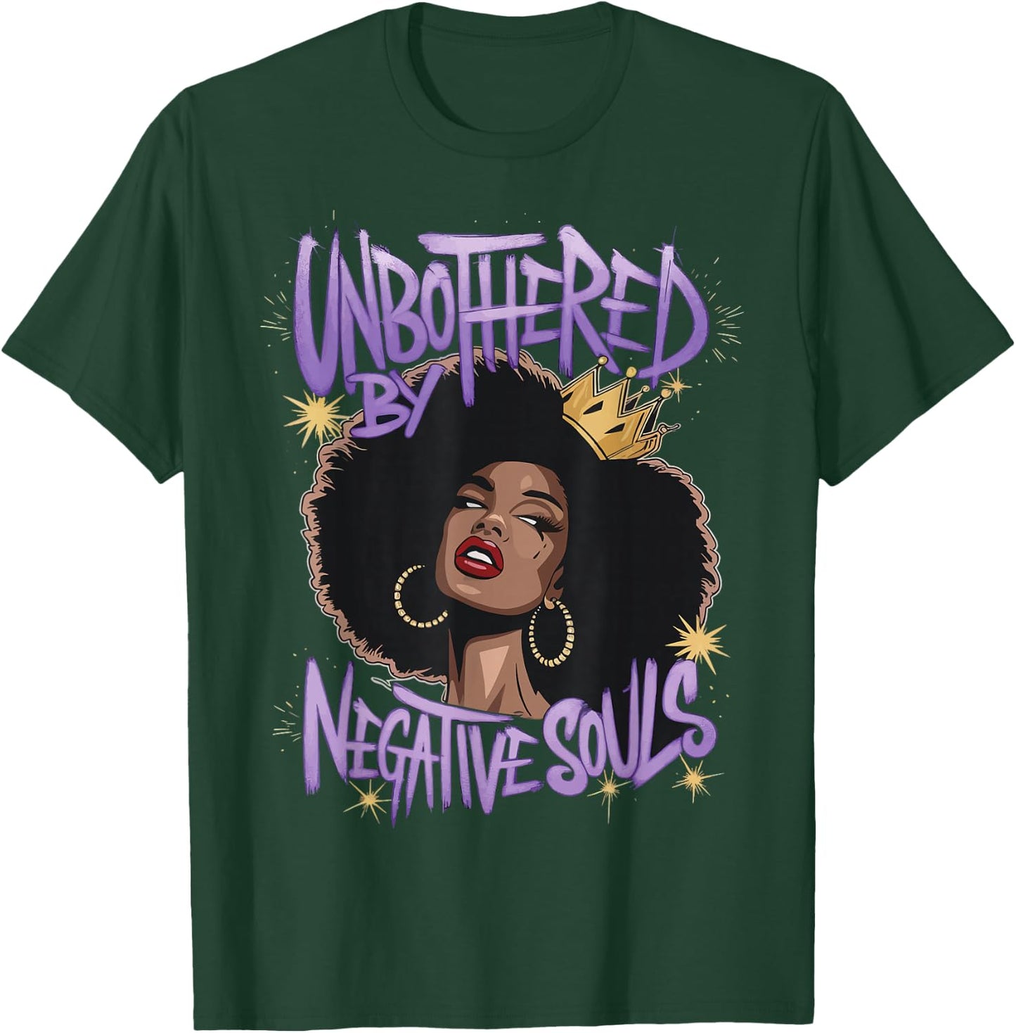 Unbothered By Negative Souls T-Shirt - T-Shirt | Forest