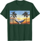 Looney Tunes Bugs Bunny Sunset Hammock Portrait T-Shirt - T-Shirt | Forest