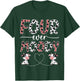 Four Ever Moody 4th Birthday 4 Years Old Birthday Cow Print T-Shirt - T-Shirt | Forest