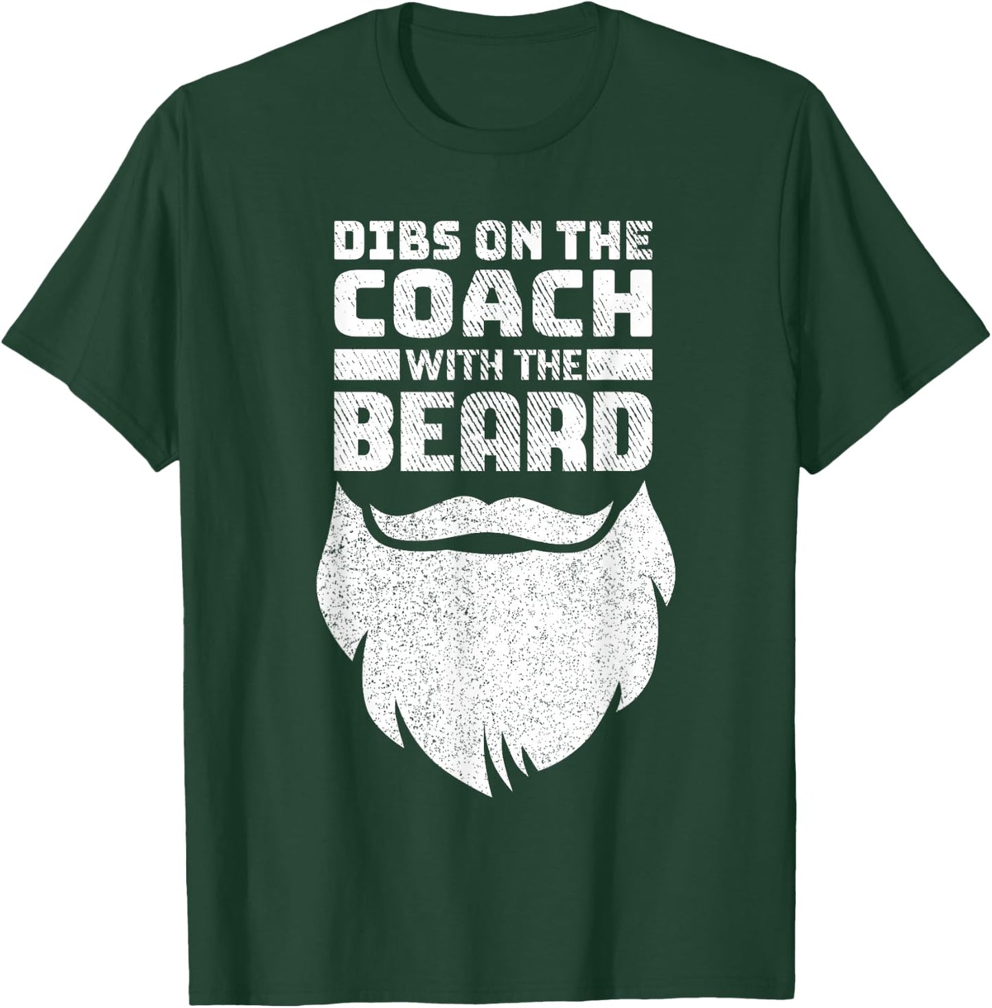 Dibs On The Coach With The Beard Baseball Coach's Wife T-Shirt - T-Shirt | Forest