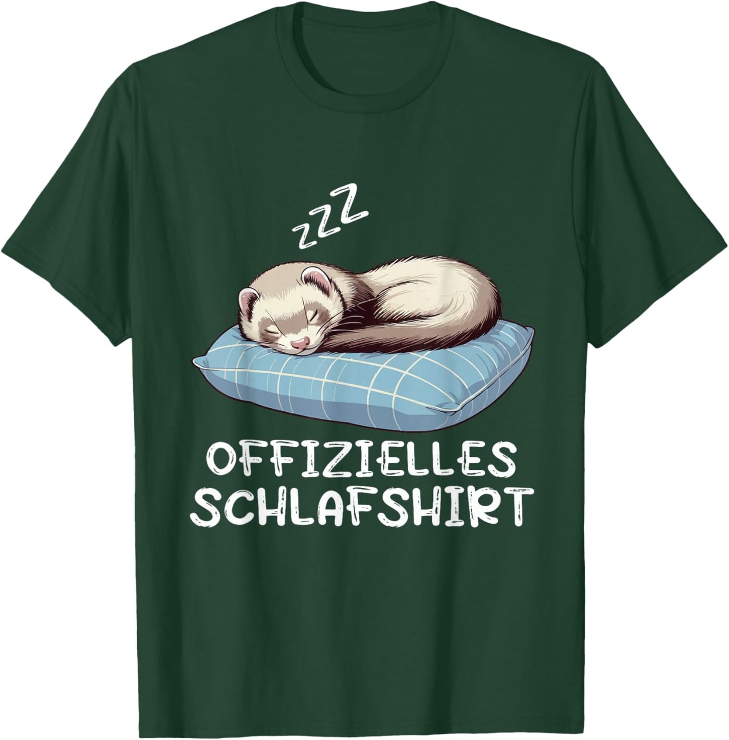Official Sleep Shirt Ferret Ferret Owner , black T-Shirt - T-Shirt | Forest