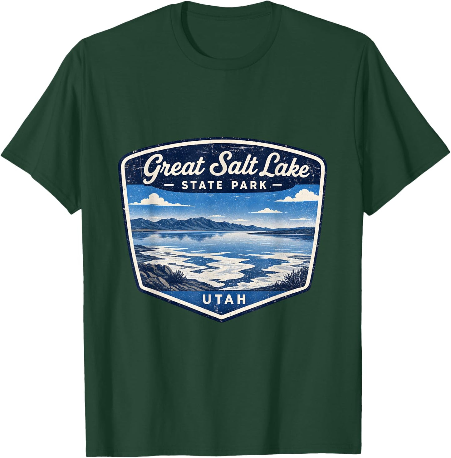 Great Salt Lake State Park Utah Outdoor Nature Travel T-Shirt - T-Shirt | Forest