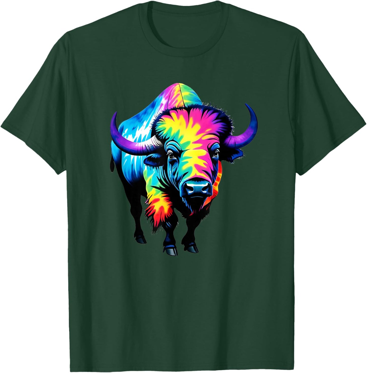 Tie Dye Buffalo T-Shirt - T-Shirt | Forest