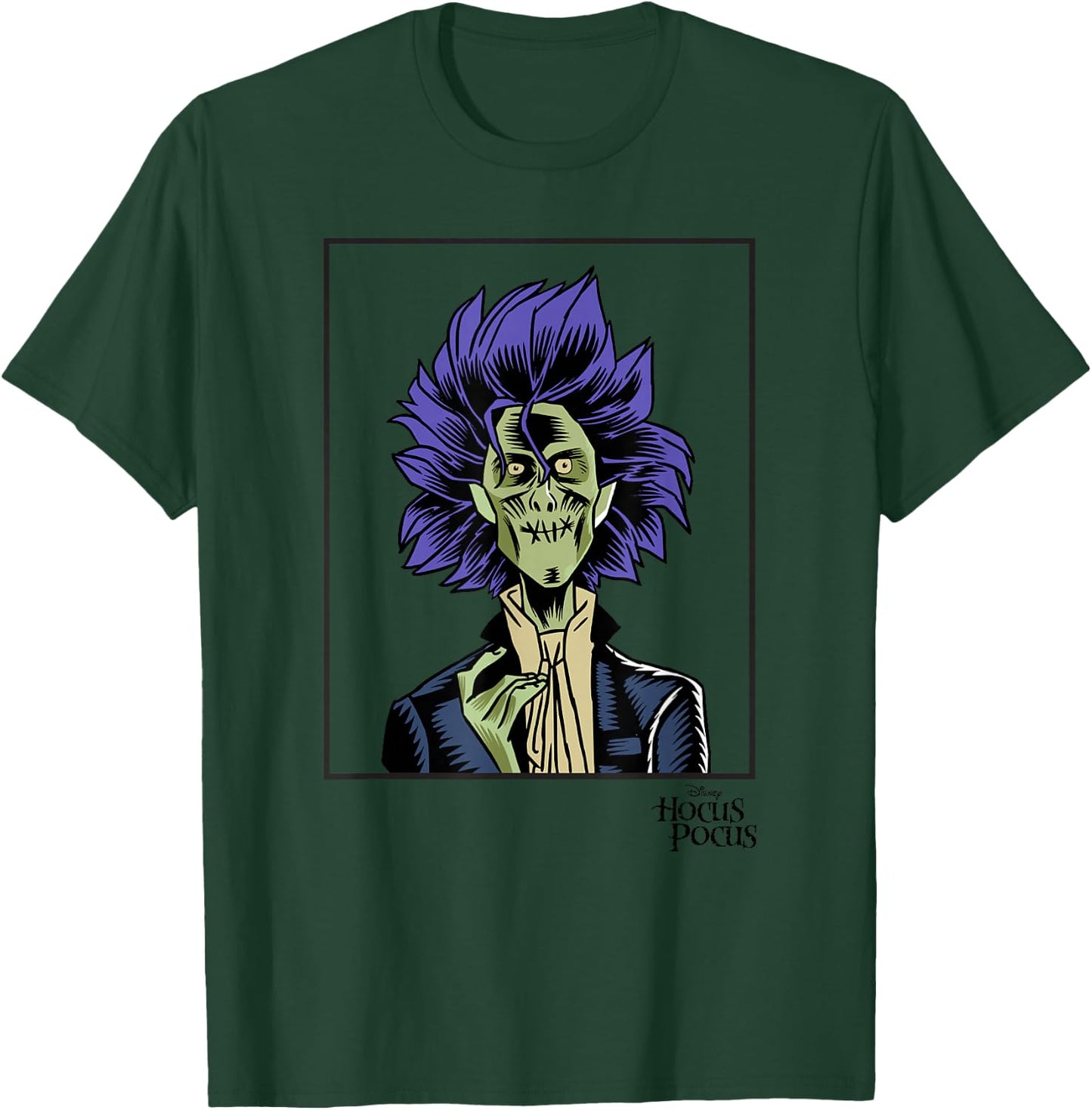 Disney Hocus Pocus Billy Butcherson Portrait T-Shirt - T-Shirt | Forest