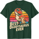 Best Daddysaurus Ever Funny Dinosaur Dad Father Day T-Shirt - T-Shirt | Forest