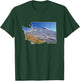 Mount St. Helens Map ~ Washington Volcano T-Shirt - T-Shirt | Forest