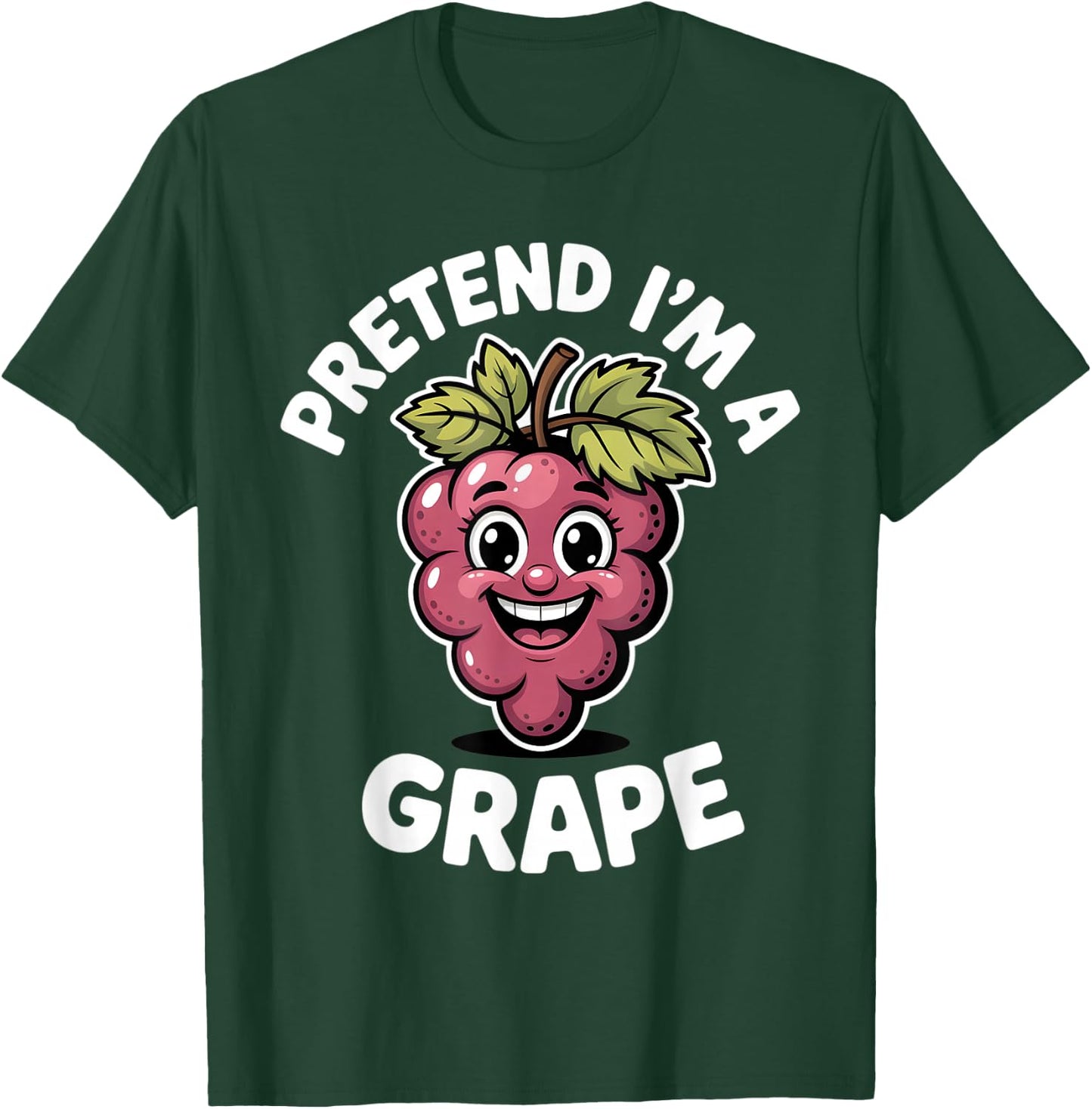 Grapes Pretend I'm A Grape Funny Fruit Grape Lover Kids T-Shirt - T-Shirt | Forest