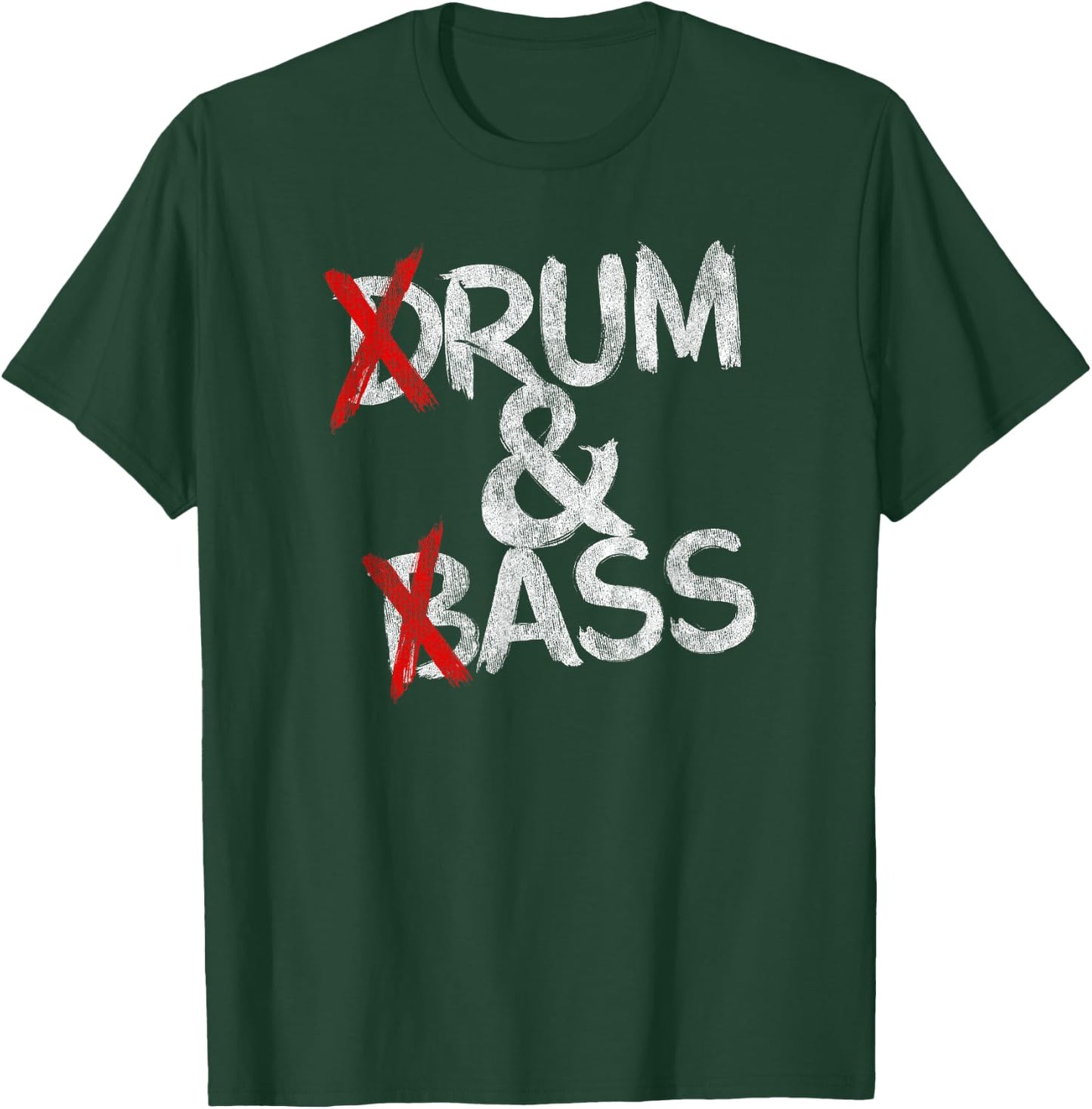 Drum And Bass Rum & Ass Vintage T-Shirt - T-Shirt | Forest