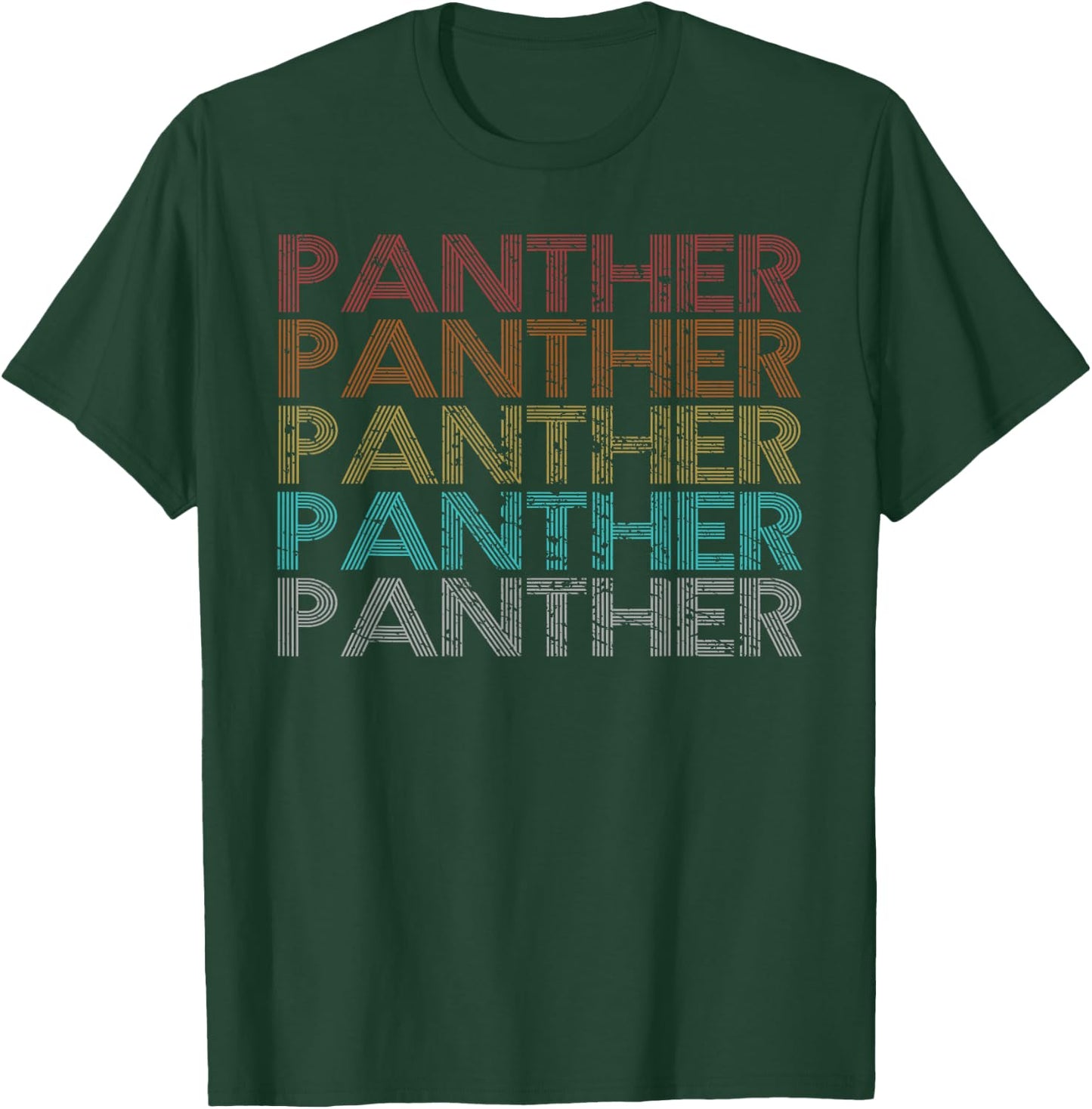 Retro Vintage Panther T-Shirt - T-Shirt | Forest
