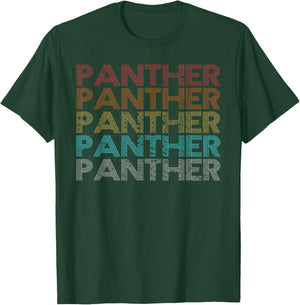 Retro Vintage Panther T-Shirt - T-Shirt | Forest