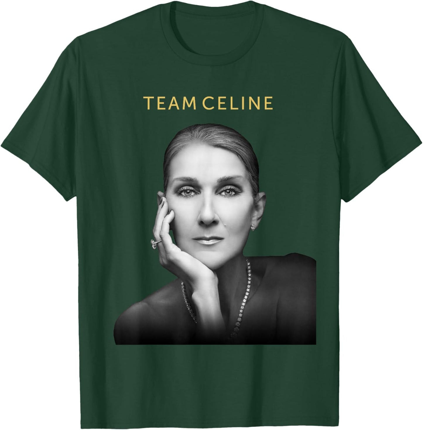 Official Celine Dion Team Celine , Black, S T-Shirt - T-Shirt | Forest