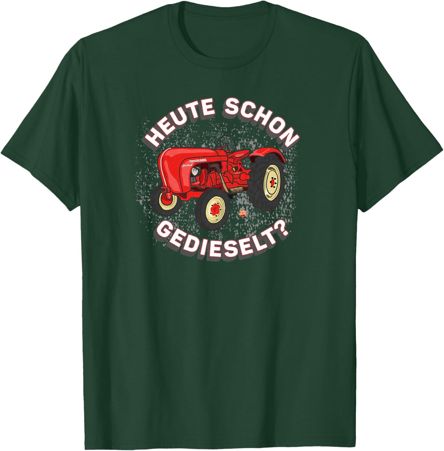 Heute Schon gedieselt? Trecker Schlepper, Traktor Geschenke Premium T-Shirt - T-Shirt | Forest