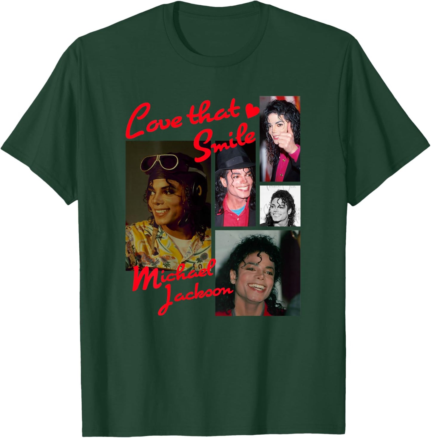 Michael Jackson 014 Back Print T-Shirt - T-Shirt | Forest