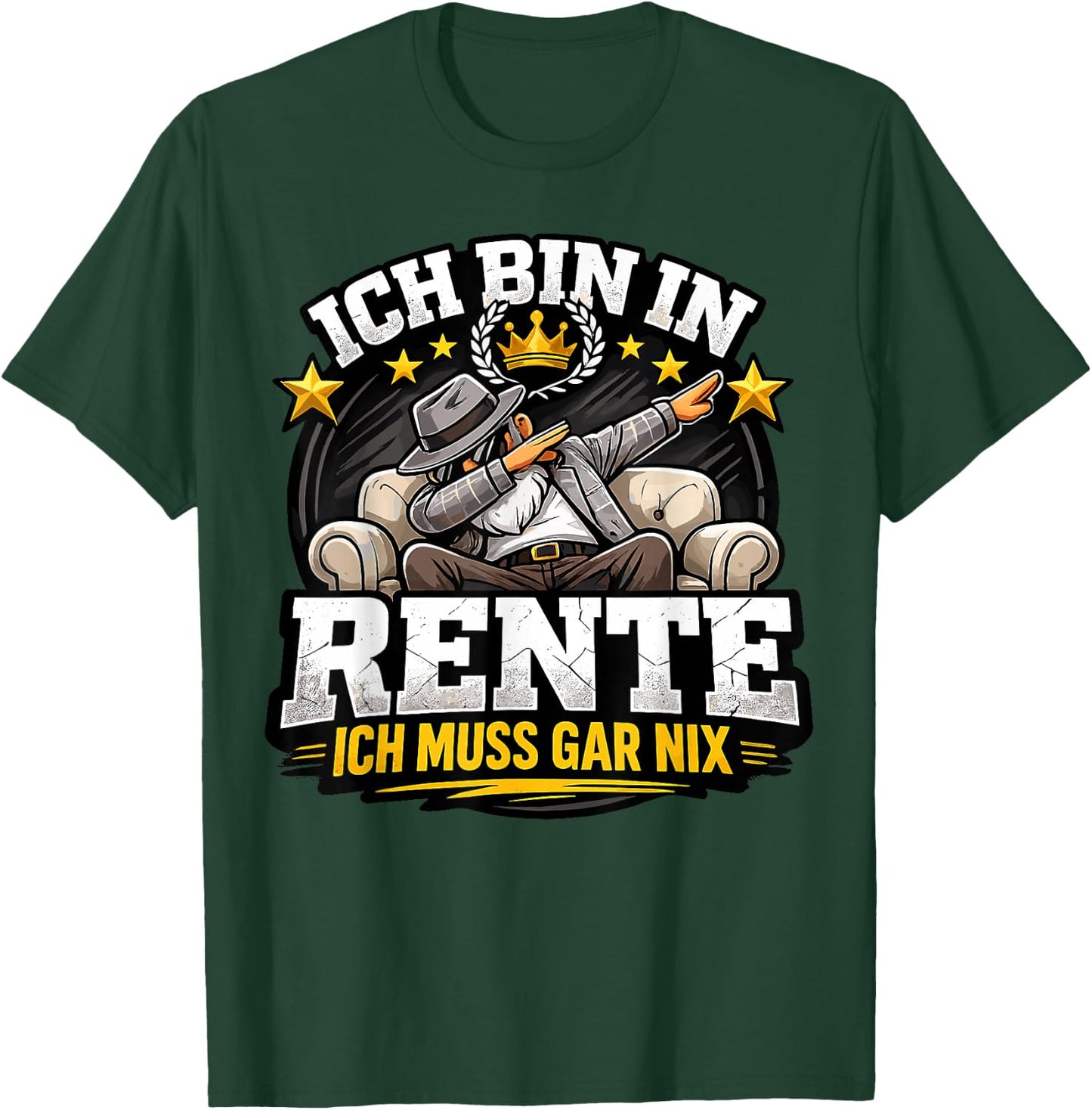 Rente 2026 Ruhestand Pension Pensionär Lustiges Rentner T-Shirt - T-Shirt | Forest