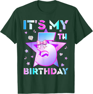 It's My 5th Birthday Kpop 5 Years Old Funny Birthday T-Shirt - T-Shirt | Forest