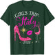 Girls Trip Italy 2025 Shirts Weekend Birthday Squad T-Shirt - T-Shirt | Forest
