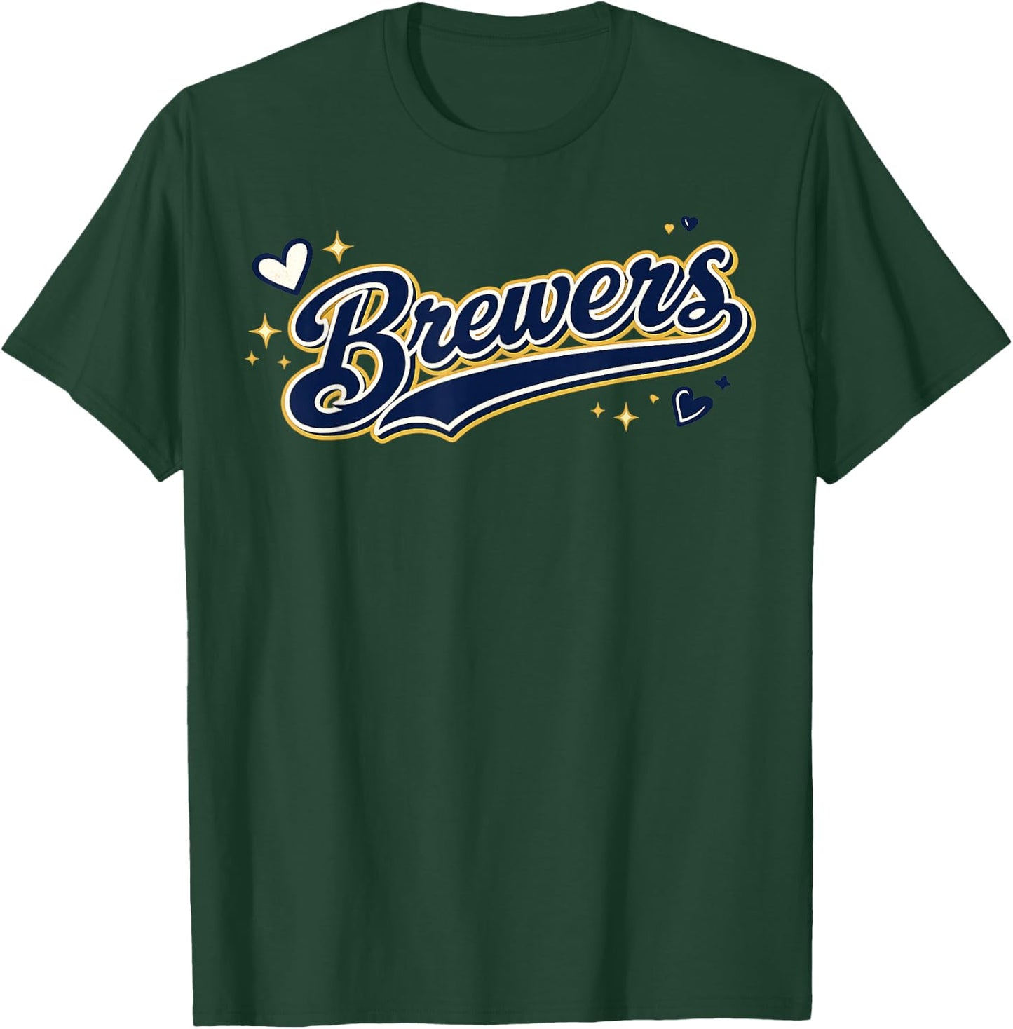 Vintage Brewers Retro Classic Gifts Women Kids T-Shirt - T-Shirt | Forest