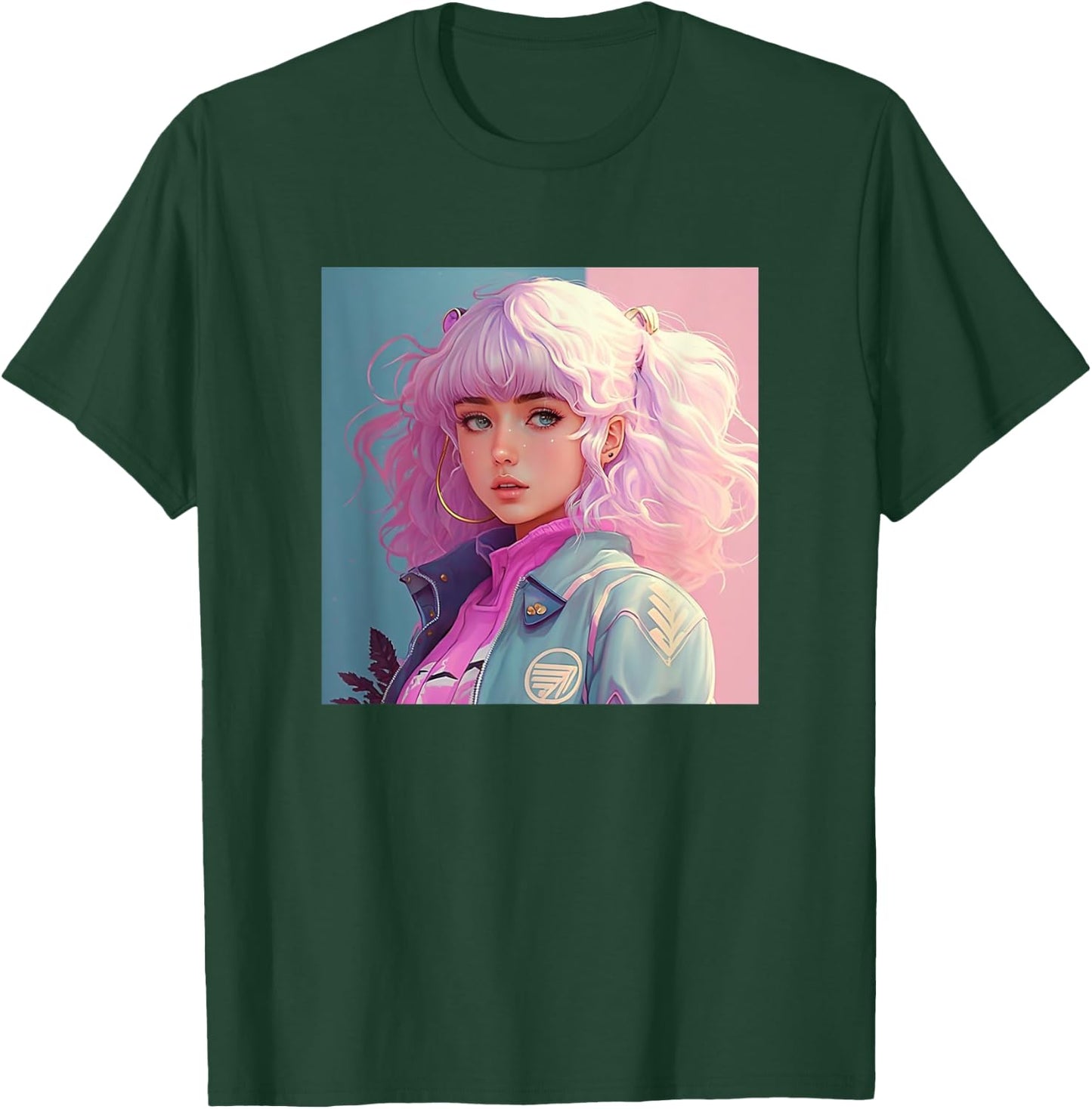 Japanese Anime Girl T-Shirt - T-Shirt | Forest