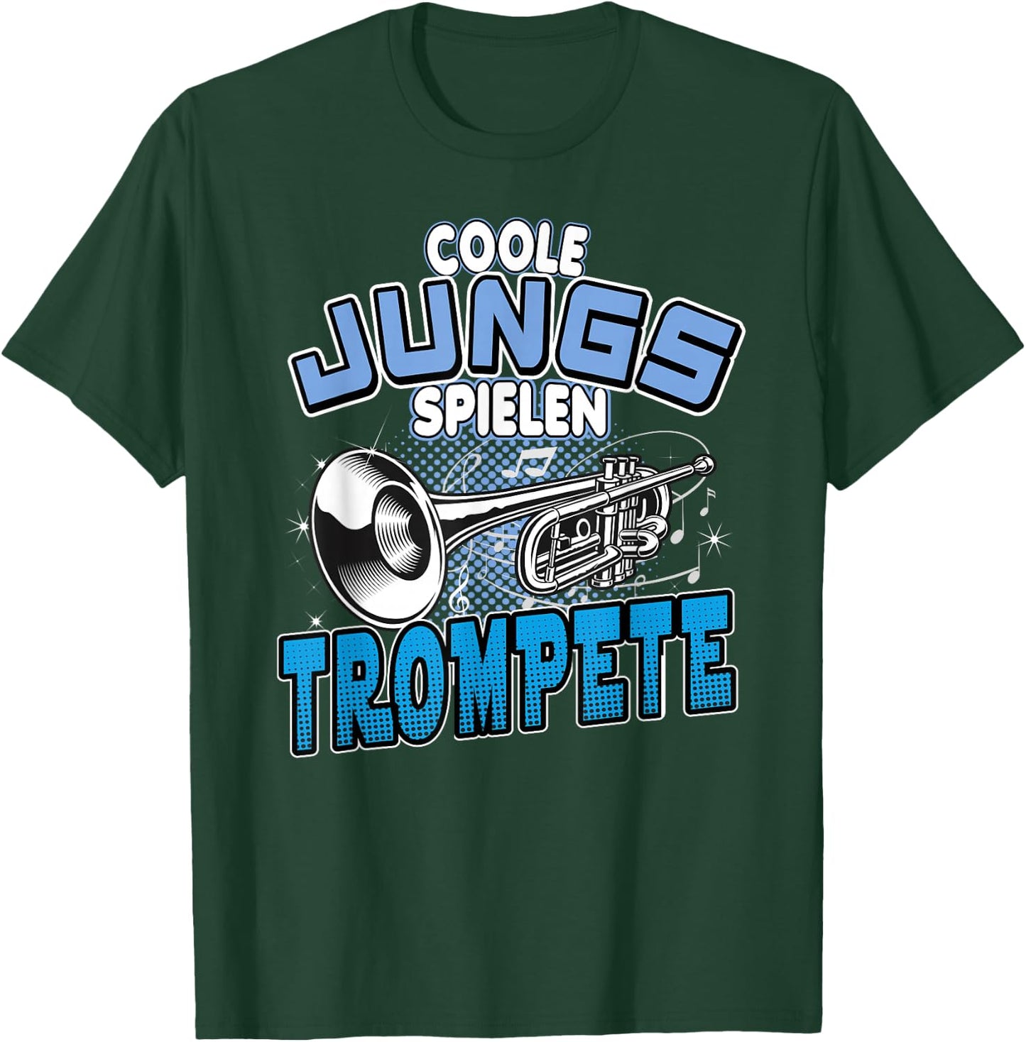 Cool Boys Play Trumpet , black, s T-Shirt - T-Shirt | Forest