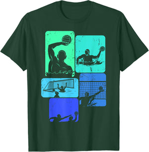 Waterpolo Men's Water Polo , Black, S T-Shirt - T-Shirt | Forest