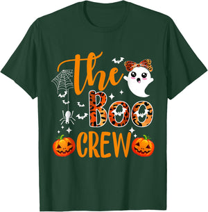 Leopard Halloween Boo Crew Halloween Costume T-Shirt - T-Shirt | Forest