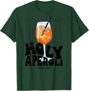 Holy Aperoly Funny Quote Hen Party Gift T-Shirt - T-Shirt | Forest
