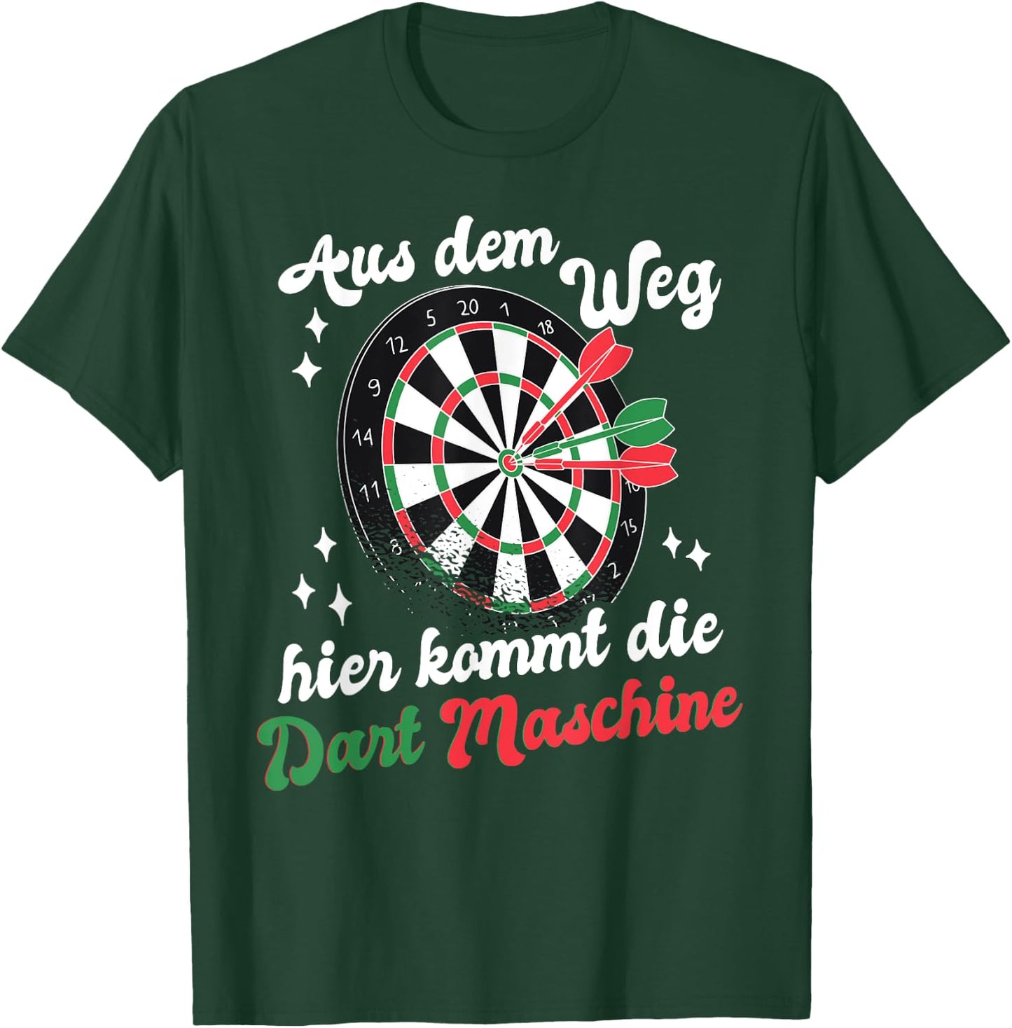 Aus Dem Weg Hier Kommt Dart Machine , black, s T-Shirt - T-Shirt | Forest