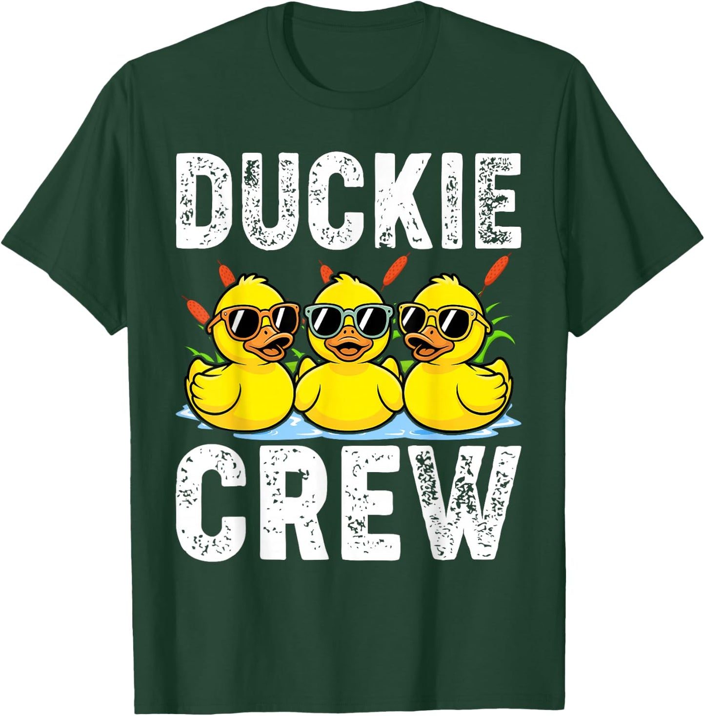 Rubber Duckie Crew Duckling Yellow Rubber Duck Rubber Ducky T-Shirt - T-Shirt | Forest