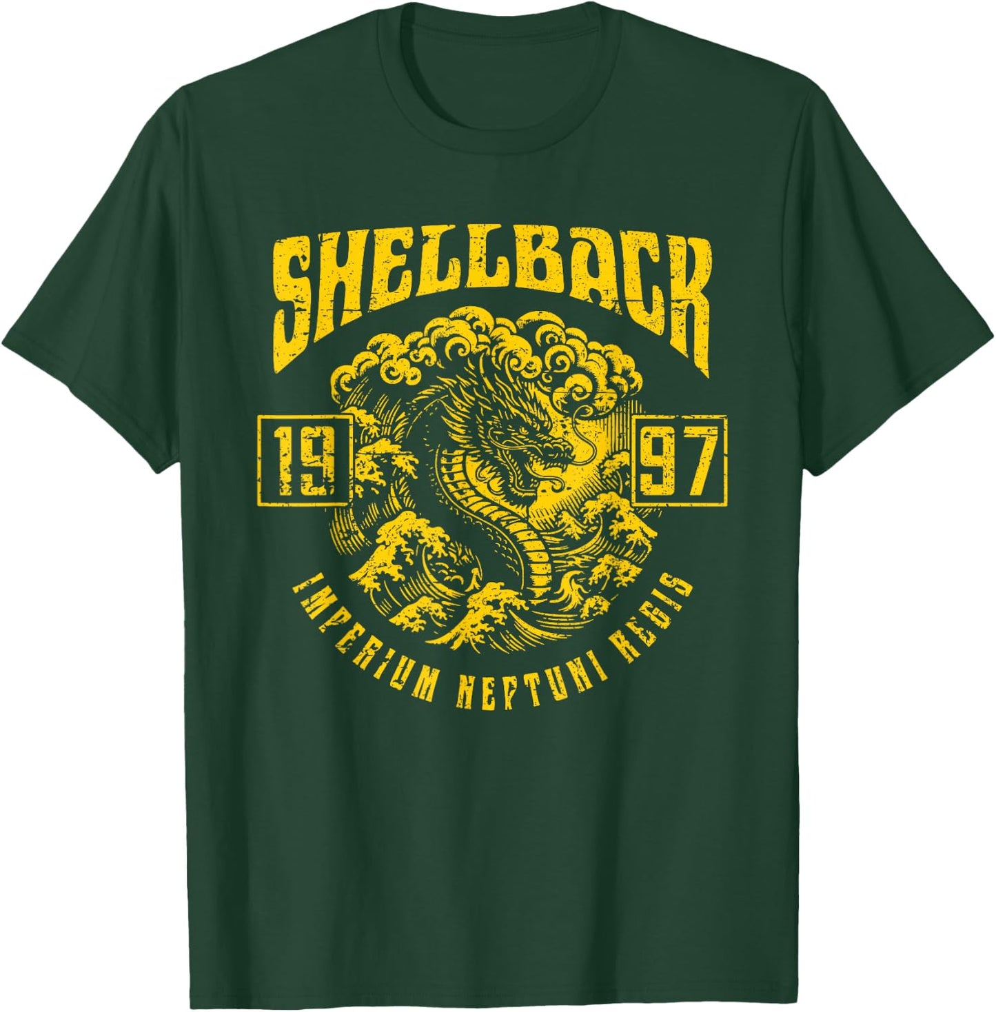 Shellback 1997 Equator Crossing Design for the year 1997 T-Shirt - T-Shirt | Forest