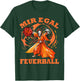 Rollenspiel Designs Lustig Hoch 5 - Magier wirft Feuerball - Mir Egal Feuerball Zauberer (Schwarz, S, Halbarm, -Jugendliche) T-Shirt - T-Shirt | Forest