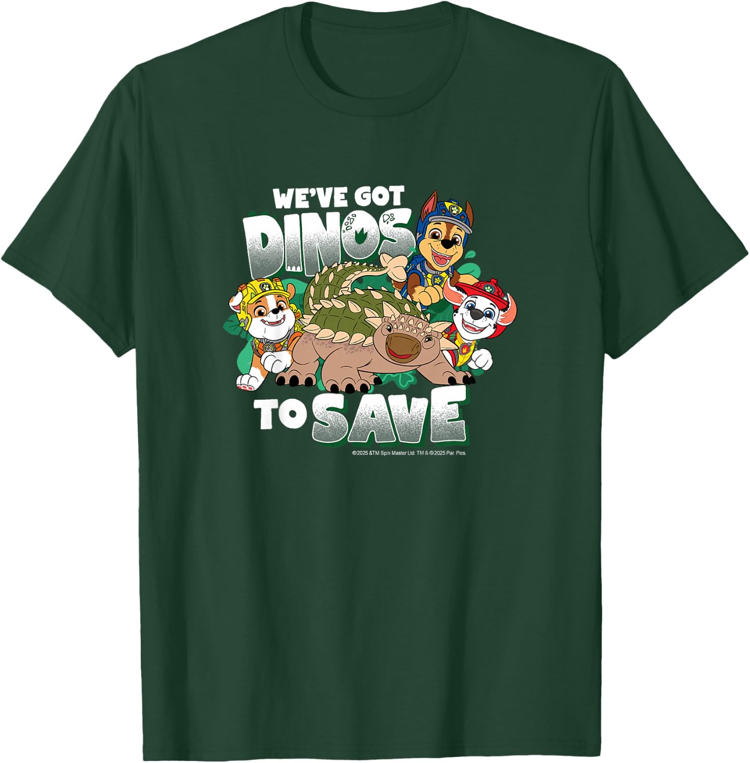 Paw Patrol: The Dino Movie - We've Got Dinos to Save T-Shirt - T-Shirt | Forest