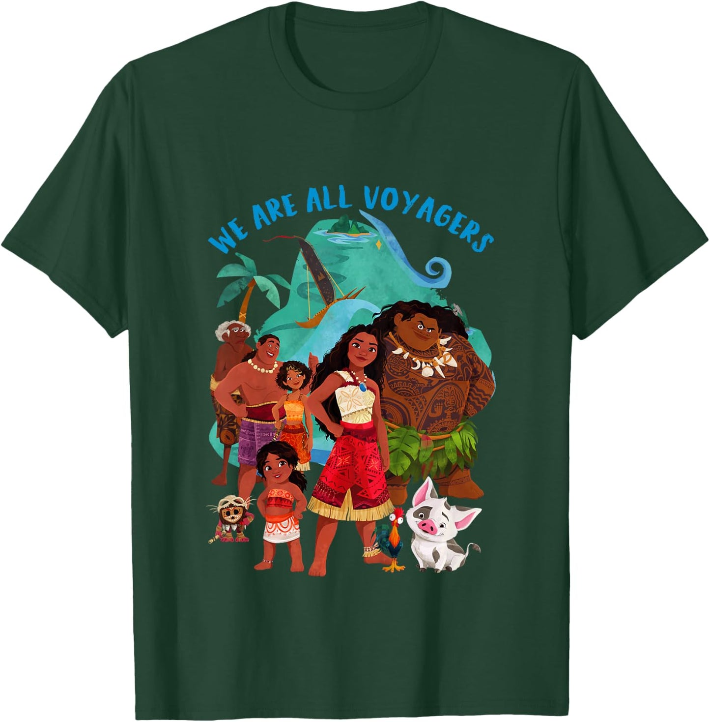 Kids Moana 2 We Are All Voyagers , white, 2 T-Shirt - T-Shirt | Forest