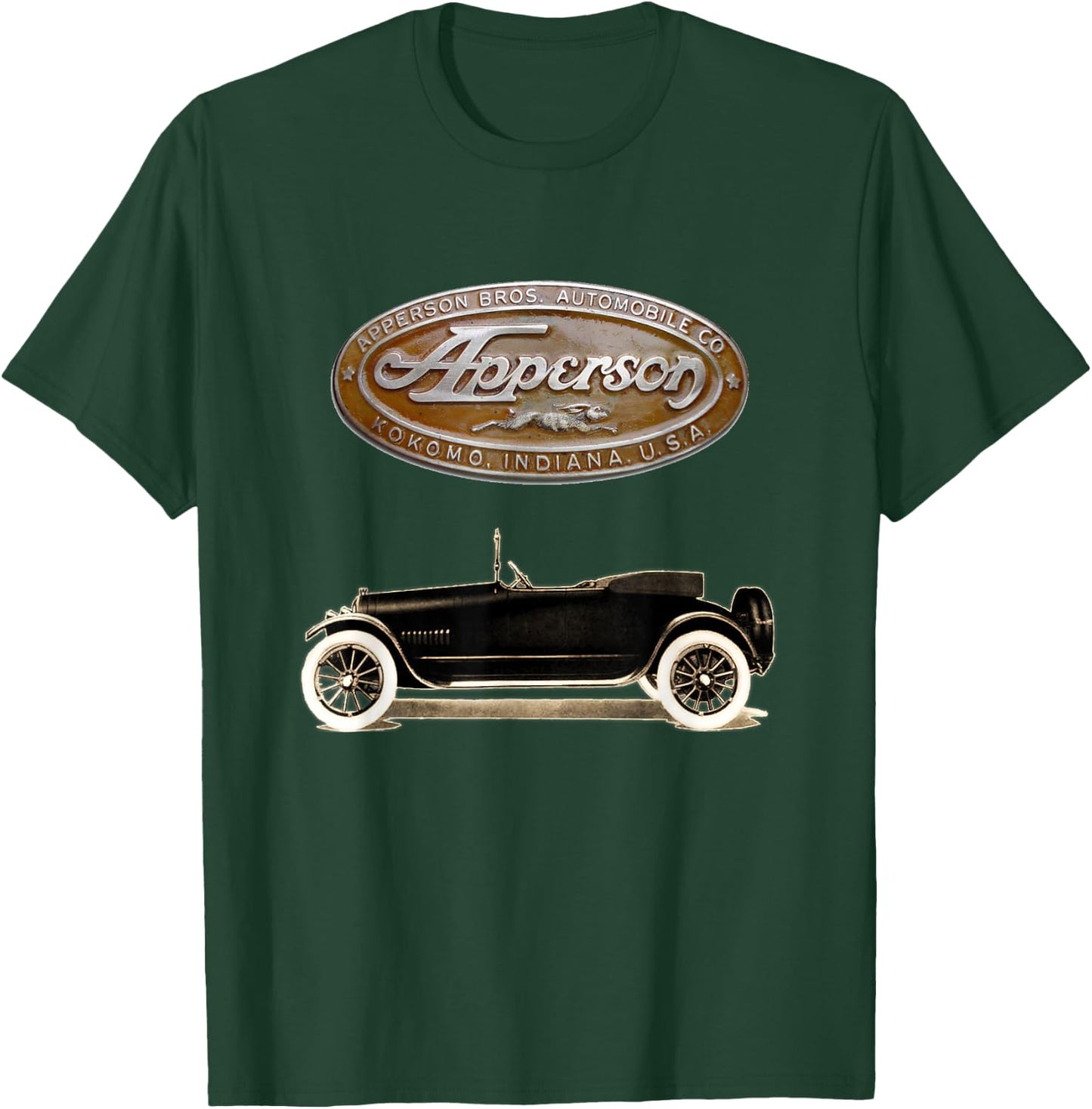 Antique Car 1915 Apperson Bros. Jack Rabbit T-Shirt - T-Shirt | Forest