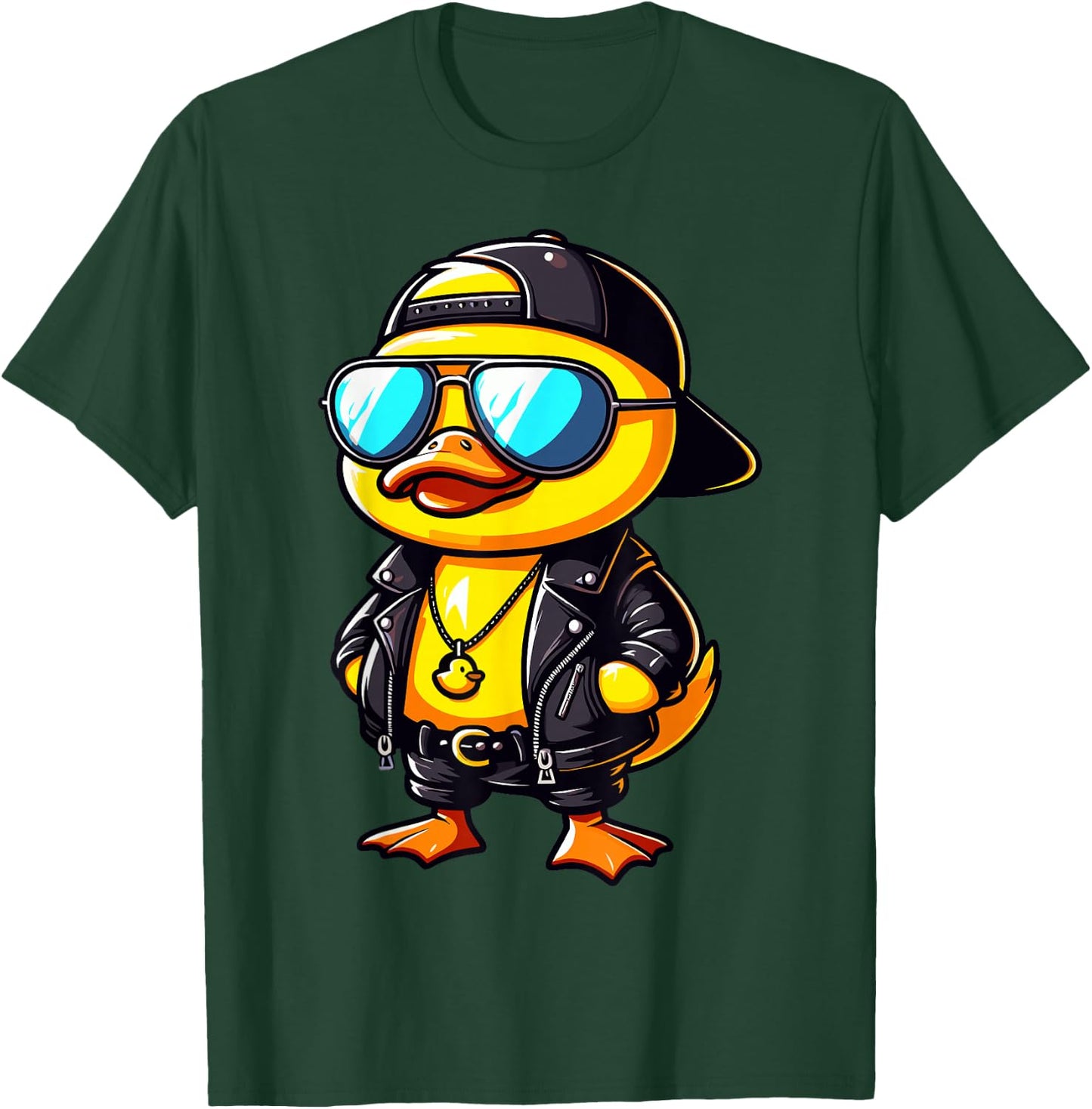Cool Duck with Sunglasses T-Shirt - T-Shirt | Forest