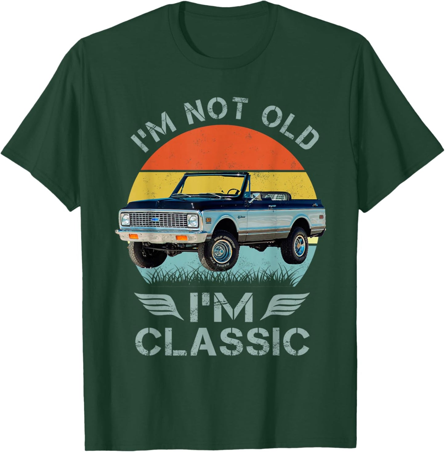 1972 Chevys K5 Blazer T-Shirt - T-Shirt | Forest